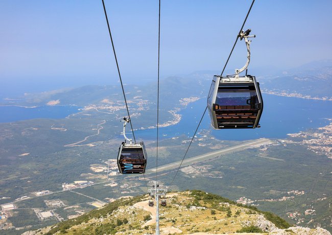 From the sea to the mountains via an amazing ropeway: Now possible in Montenegro