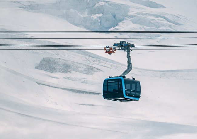 El cruce más alto de los Alpes por teleférico se ha hecho realidad