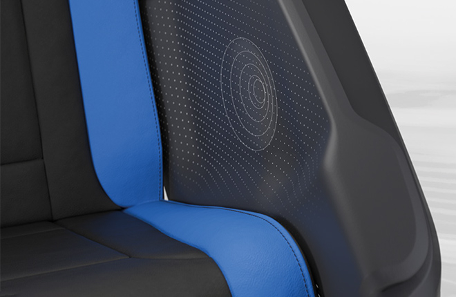 More comfort at the sides